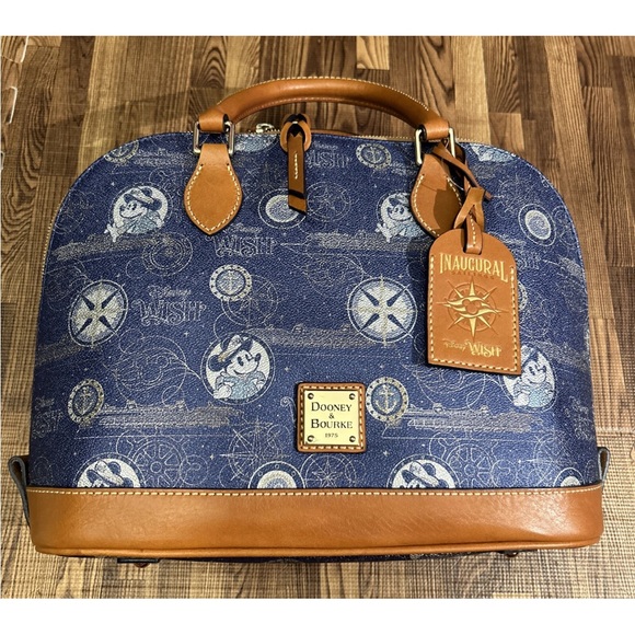 Dooney & Bourke Handbags - Dooney & Bourke Disney Cruise Line Wish DCL Satchel Inaugural Sailing Mickey